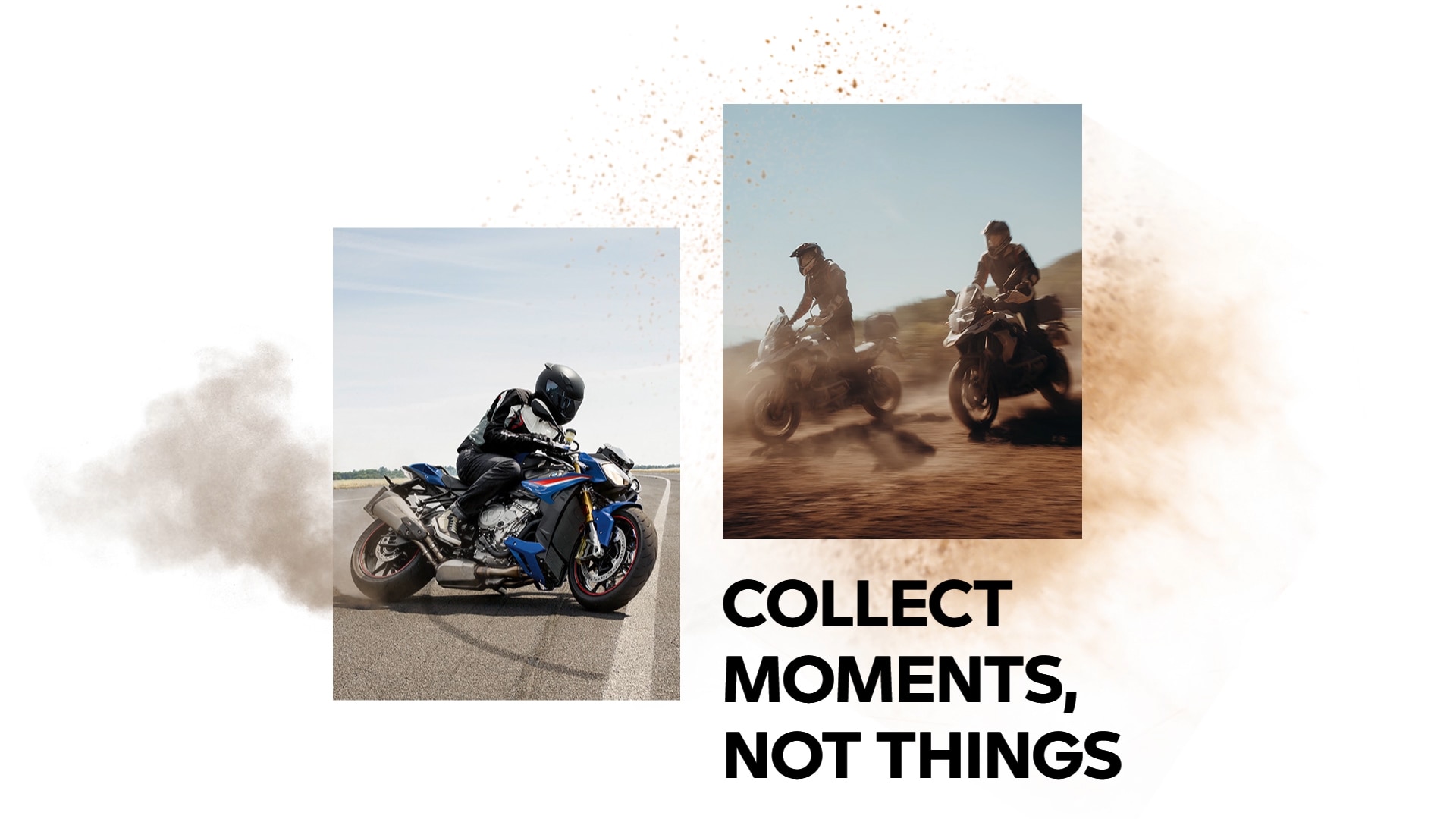 BMW Motorrad braucējs sacīkšu trasē