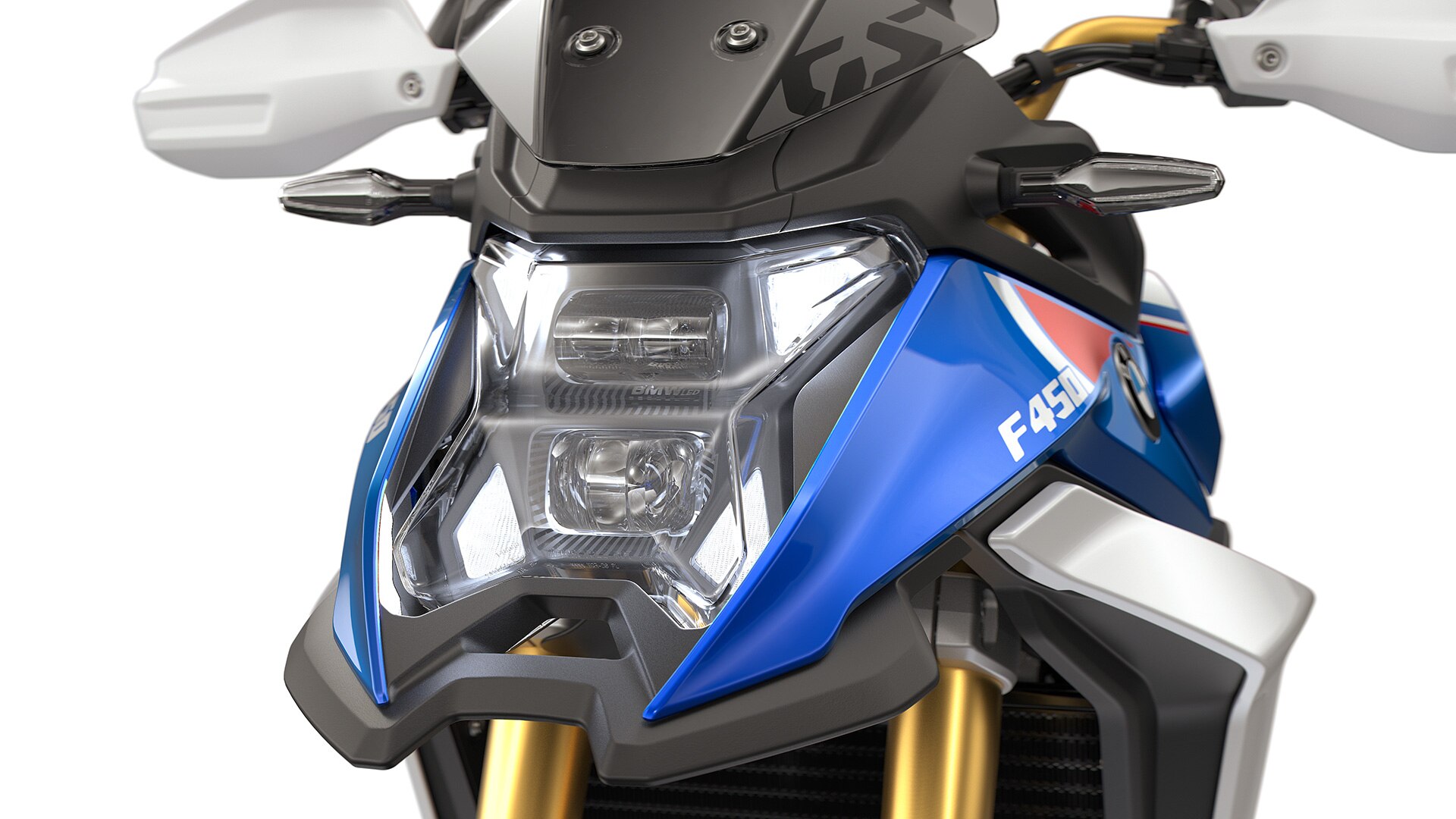 F 450 GS LED lukturis ar dienas gaitas gaismām