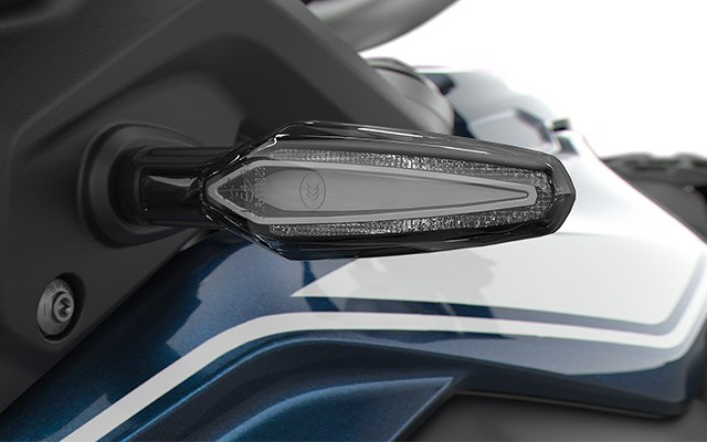 Redzam F 850 GS LED virzienrādītājus.
