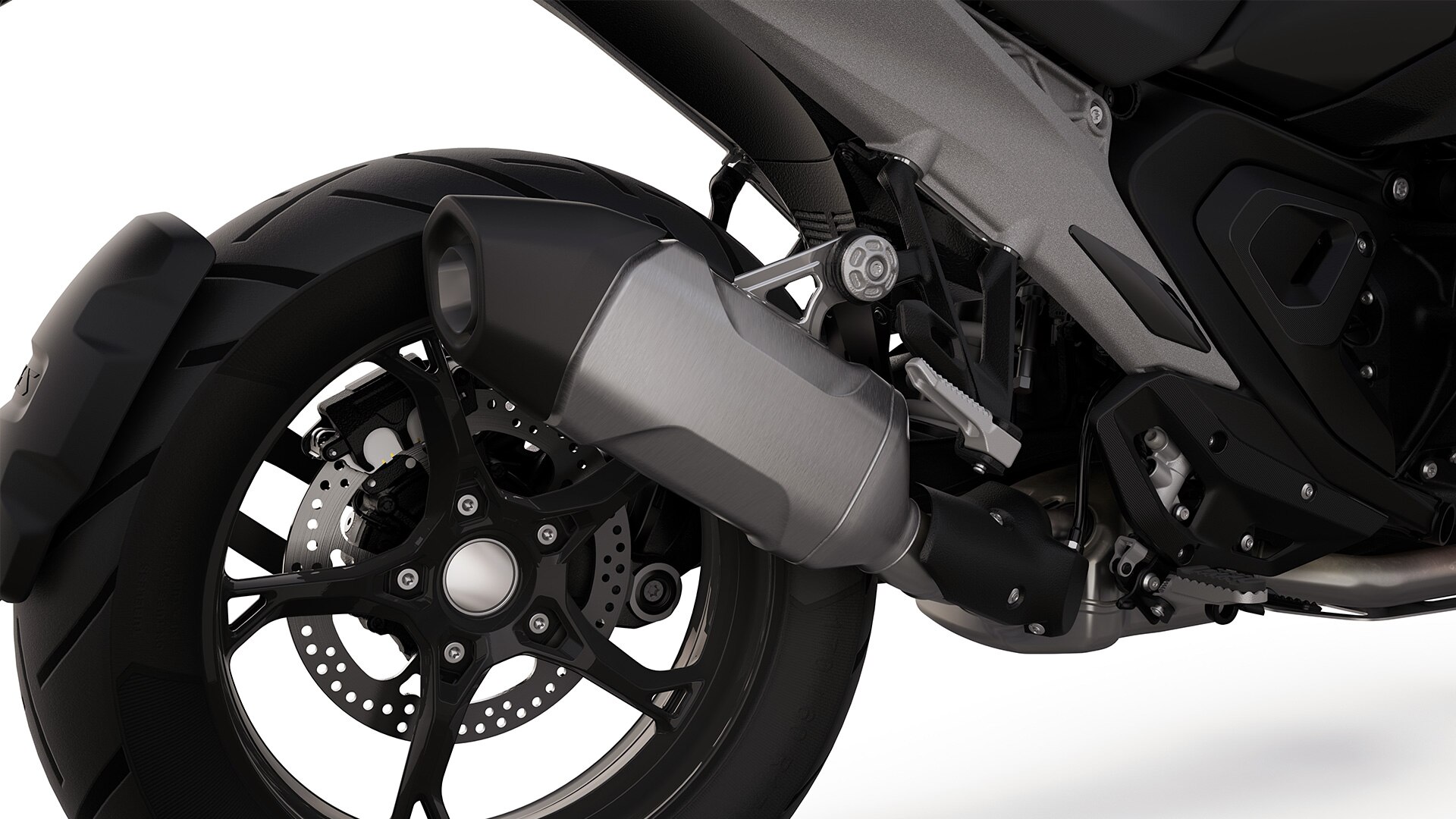 R 1300 GS standarta trokšņa slāpētājs no BMW Motorrad
