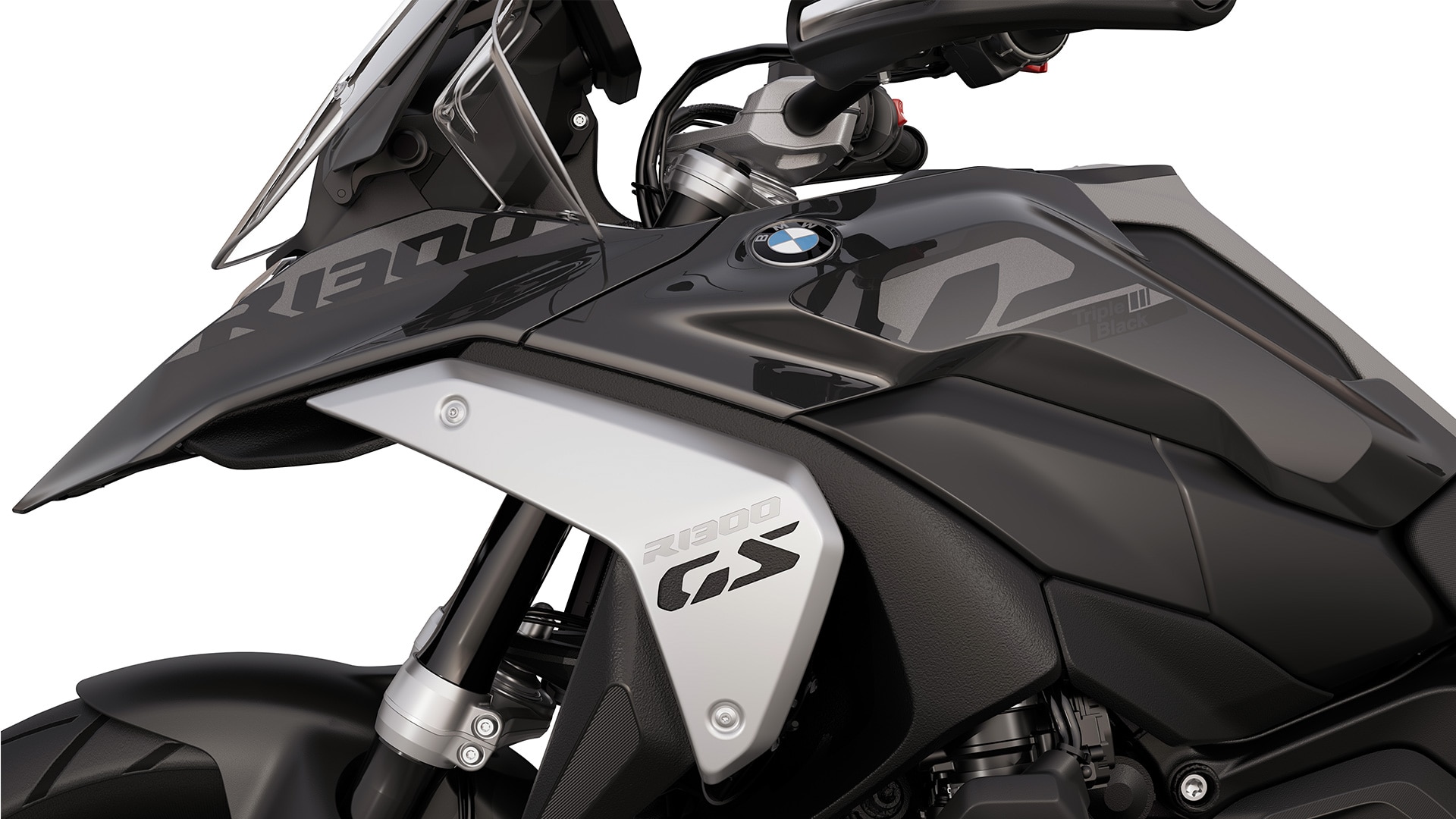 “Triple Black” marķējums uz R 1300 GS no BMW Motorrad