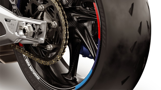 M 1000 RR M oglekļa šķiedras riteņi ar joslu dizainu