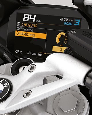 R 1250 RS apsildāms sēdeklis