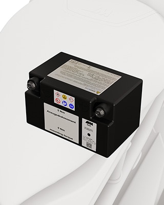 Jaudīgs M Lightweight akumulators